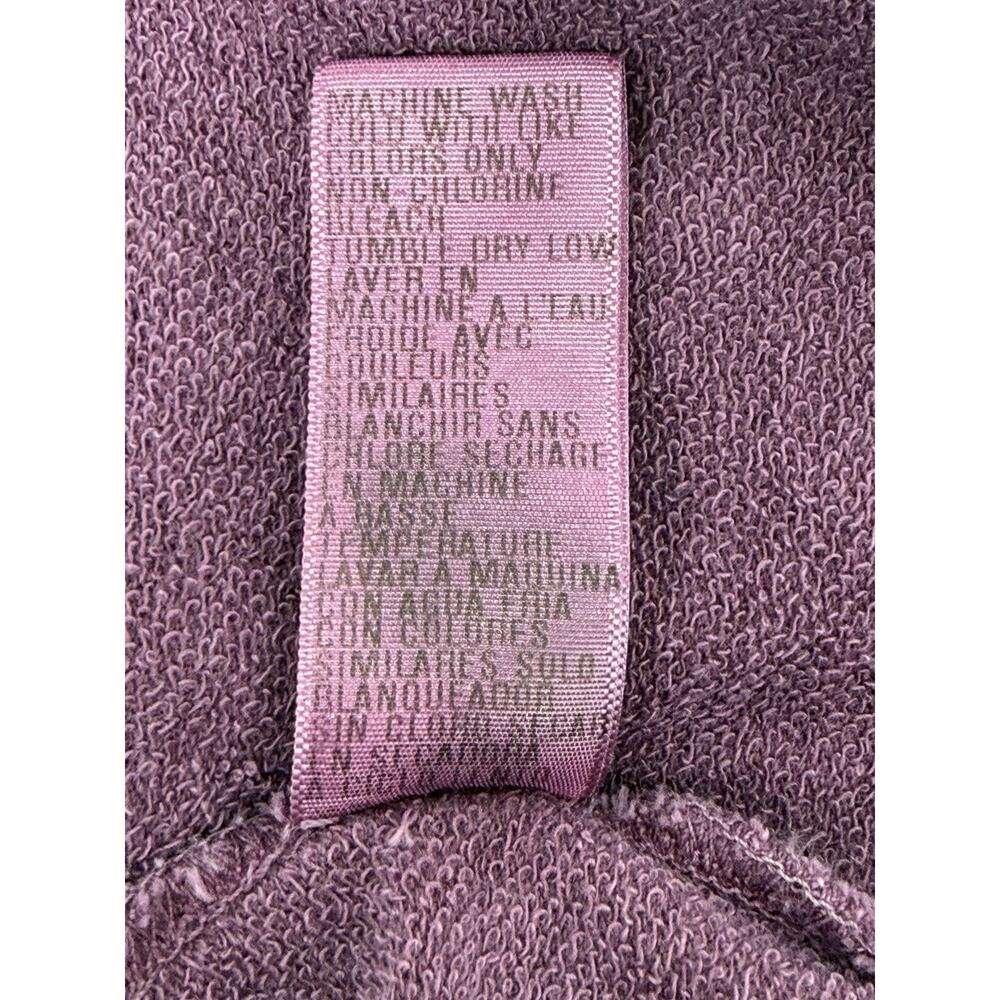 James Perse Raglan Sweatshirt Dress 2 (M) Purple French Terry USA WXA6461 EUC - Picture 5 of 5
